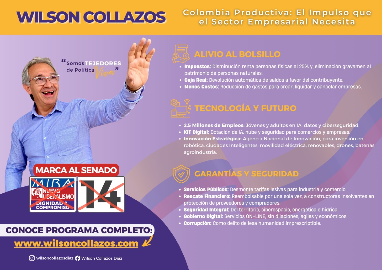 Tarjetón Colombia Productiva